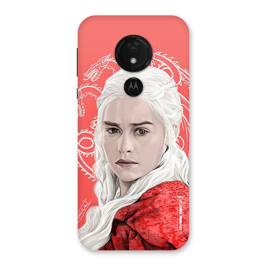 Khaleesi The Living Dragon Back Case for Moto G7 Power