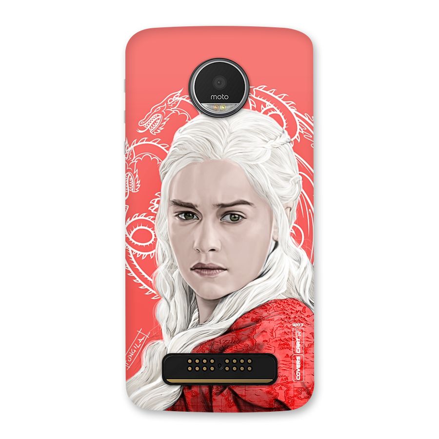 Khaleesi The Living Dragon Back Case for Moto Z Play