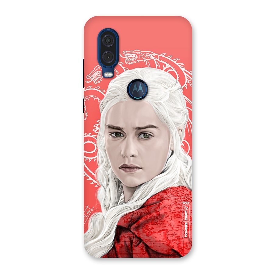 Khaleesi The Living Dragon Back Case for Motorola One Vision
