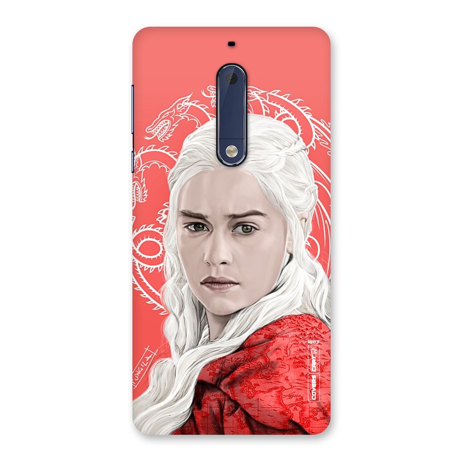 Khaleesi The Living Dragon Back Case for Nokia 5