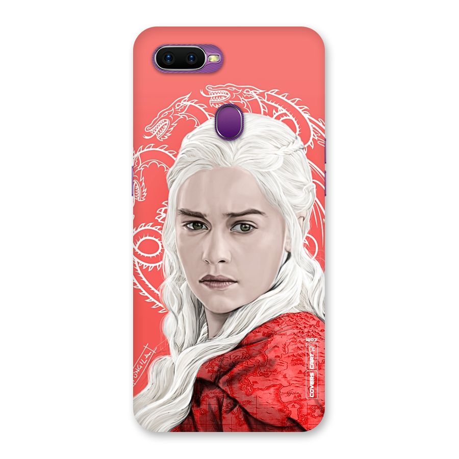 Khaleesi The Living Dragon Back Case for Oppo F9