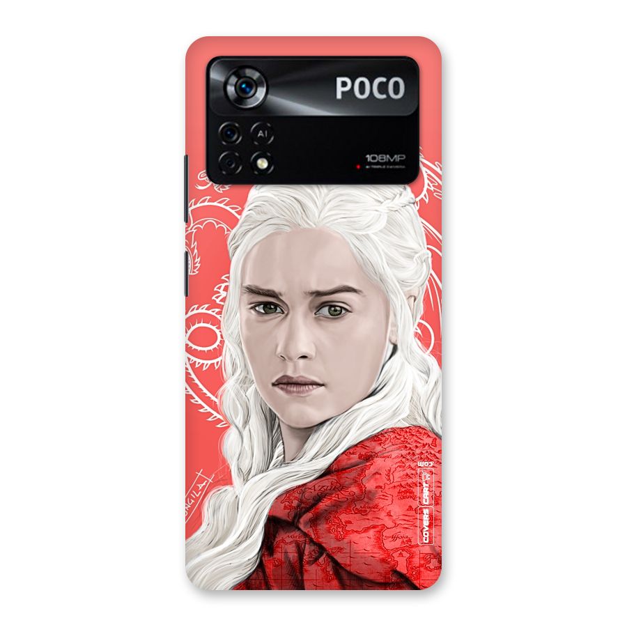 Khaleesi The Living Dragon Back Case for Poco X4 Pro 5G