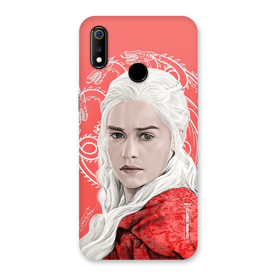 Khaleesi The Living Dragon Back Case for Realme 3