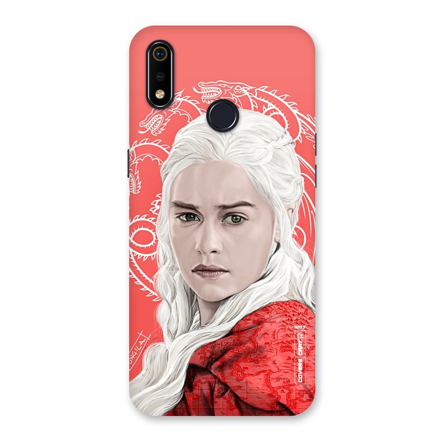 Khaleesi The Living Dragon Back Case for Realme 3i