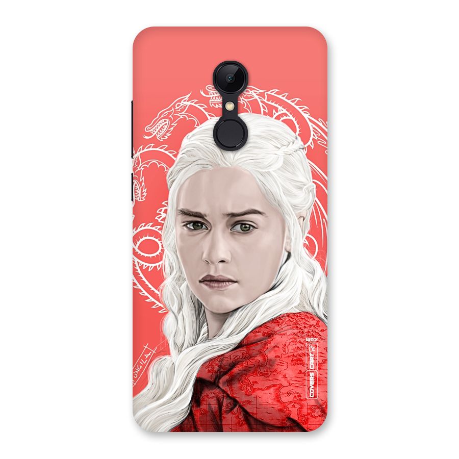 Khaleesi The Living Dragon Back Case for Redmi 5