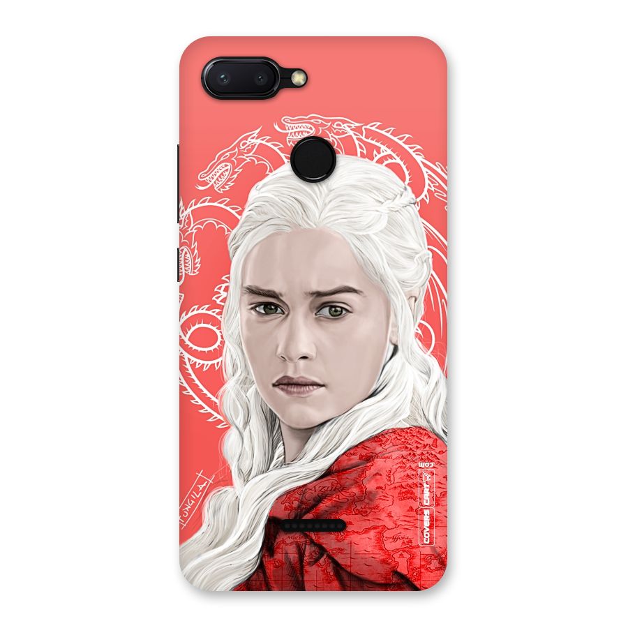 Khaleesi The Living Dragon Back Case for Redmi 6