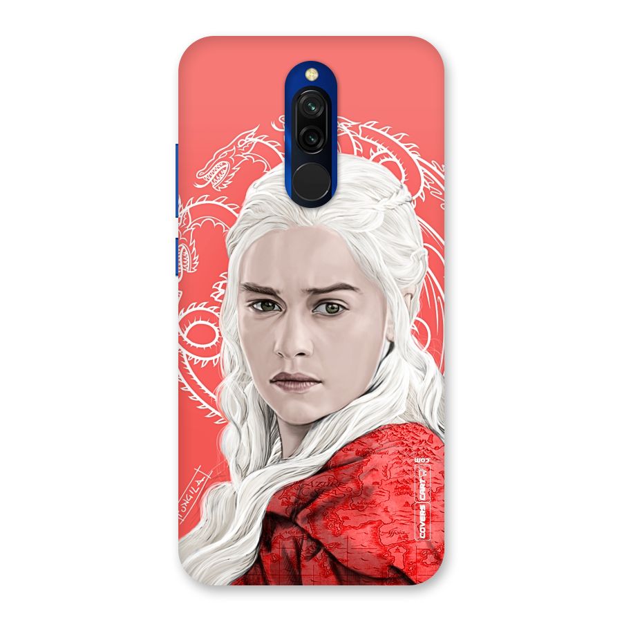 Khaleesi The Living Dragon Back Case for Redmi 8