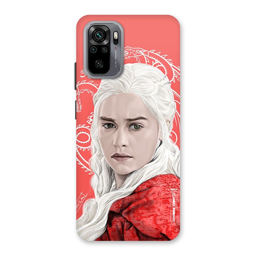 Khaleesi The Living Dragon Back Case for Redmi Note 10