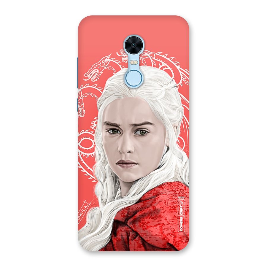 Khaleesi The Living Dragon Back Case for Redmi Note 5