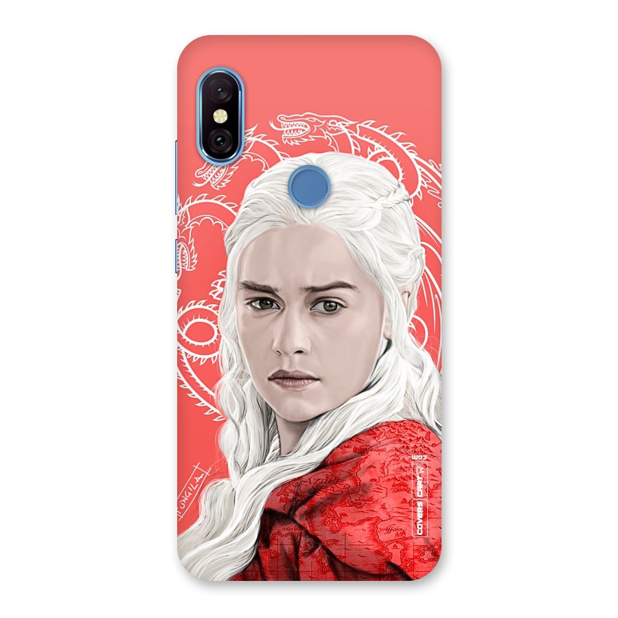 Khaleesi The Living Dragon Back Case for Redmi Note 6 Pro