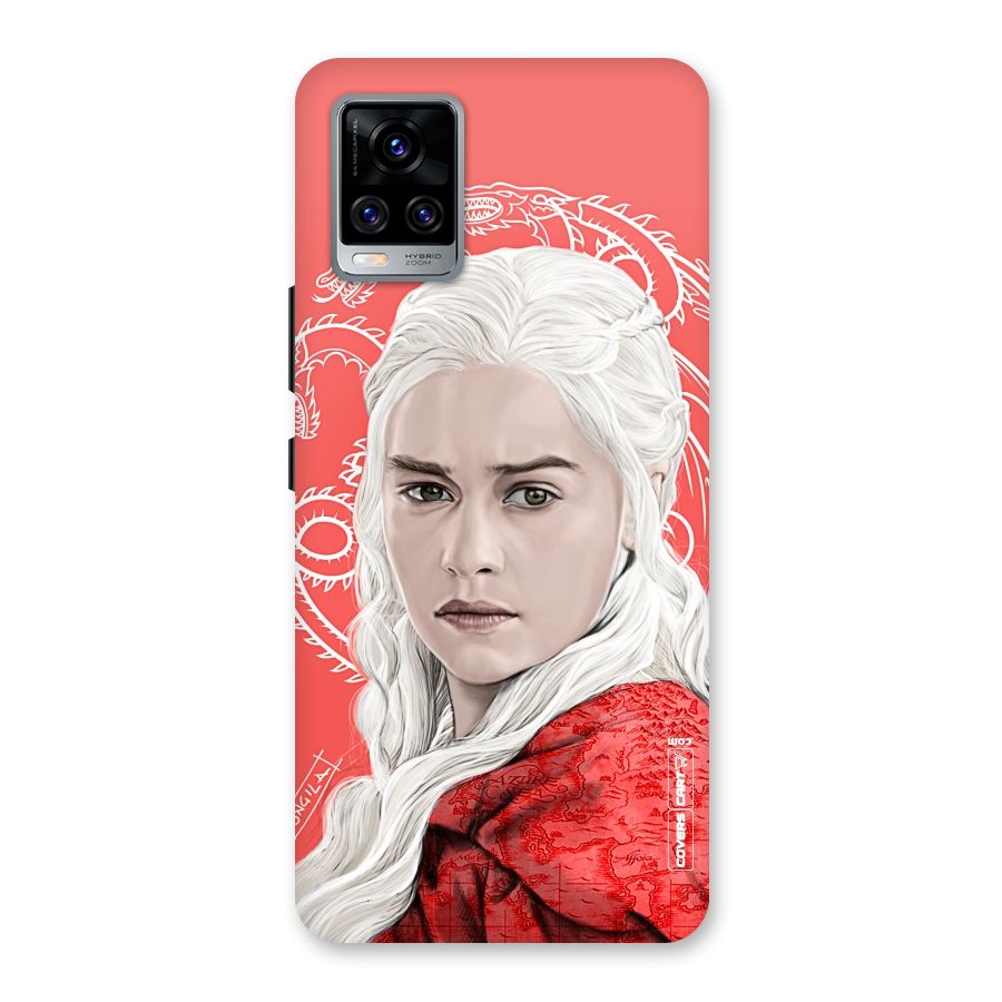 Khaleesi The Living Dragon Back Case for Vivo V20 Pro