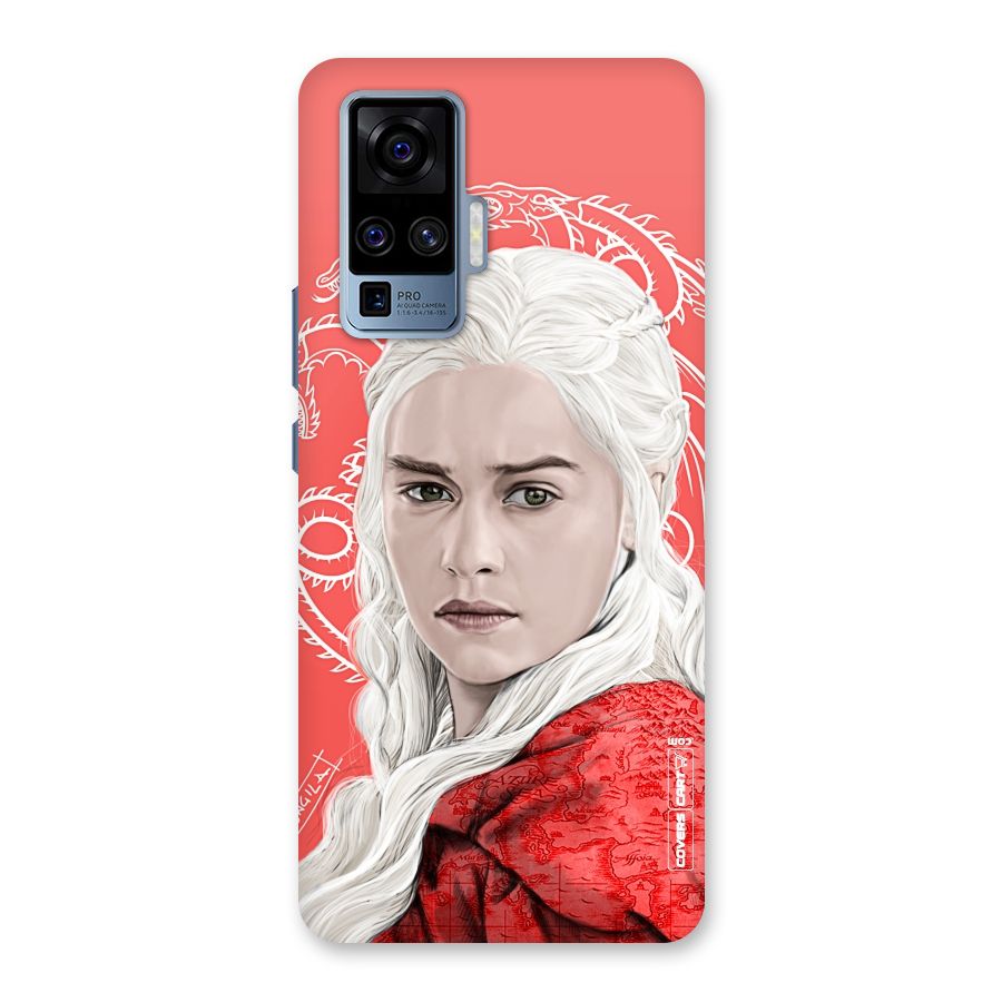 Khaleesi The Living Dragon Back Case for Vivo X50 Pro