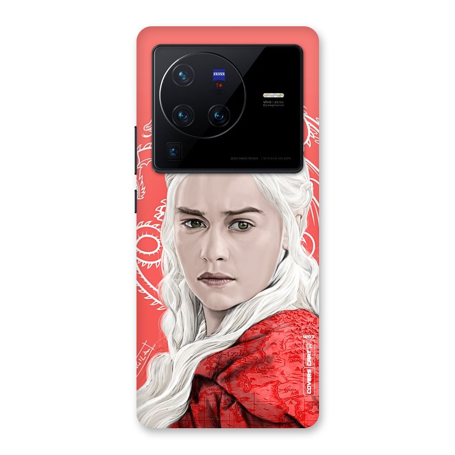 Khaleesi The Living Dragon Back Case for Vivo X80 Pro