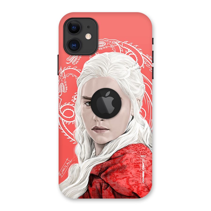 Khaleesi The Living Dragon Back Case for iPhone 11 Logo Cut