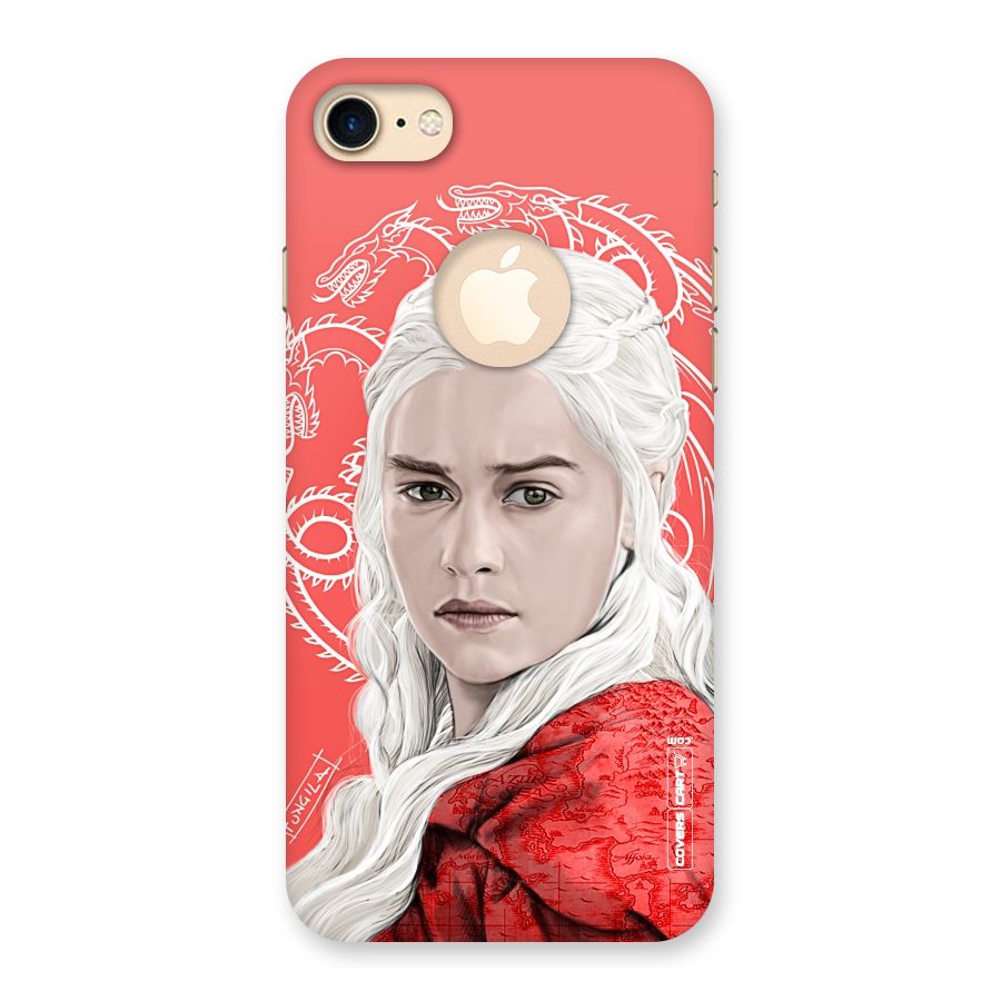 Khaleesi The Living Dragon Back Case for iPhone 7 Logo Cut