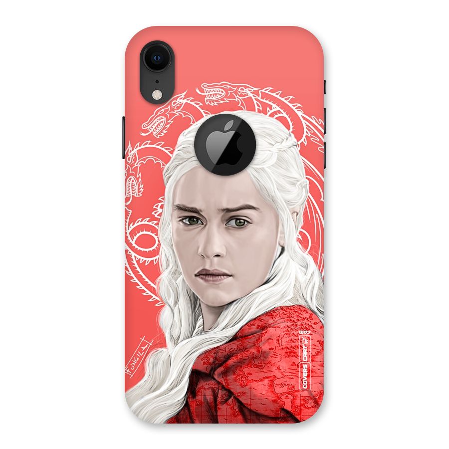 Khaleesi The Living Dragon Back Case for iPhone XR Logo Cut