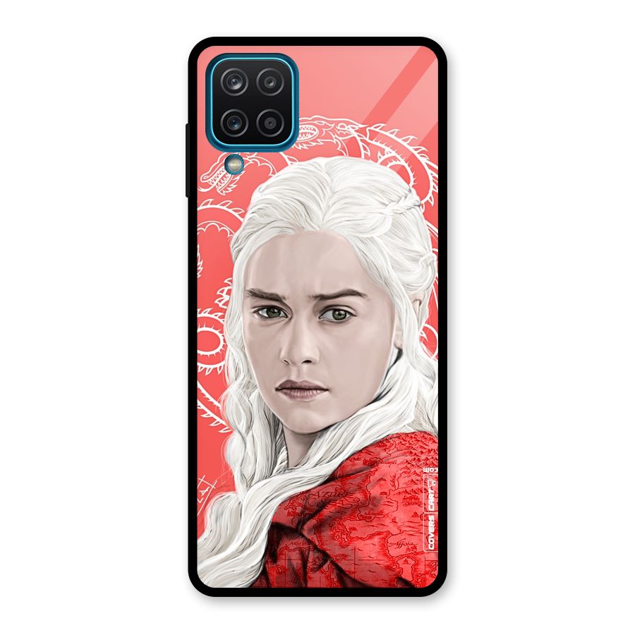 Khaleesi The Living Dragon Glass Back Case for Galaxy A12