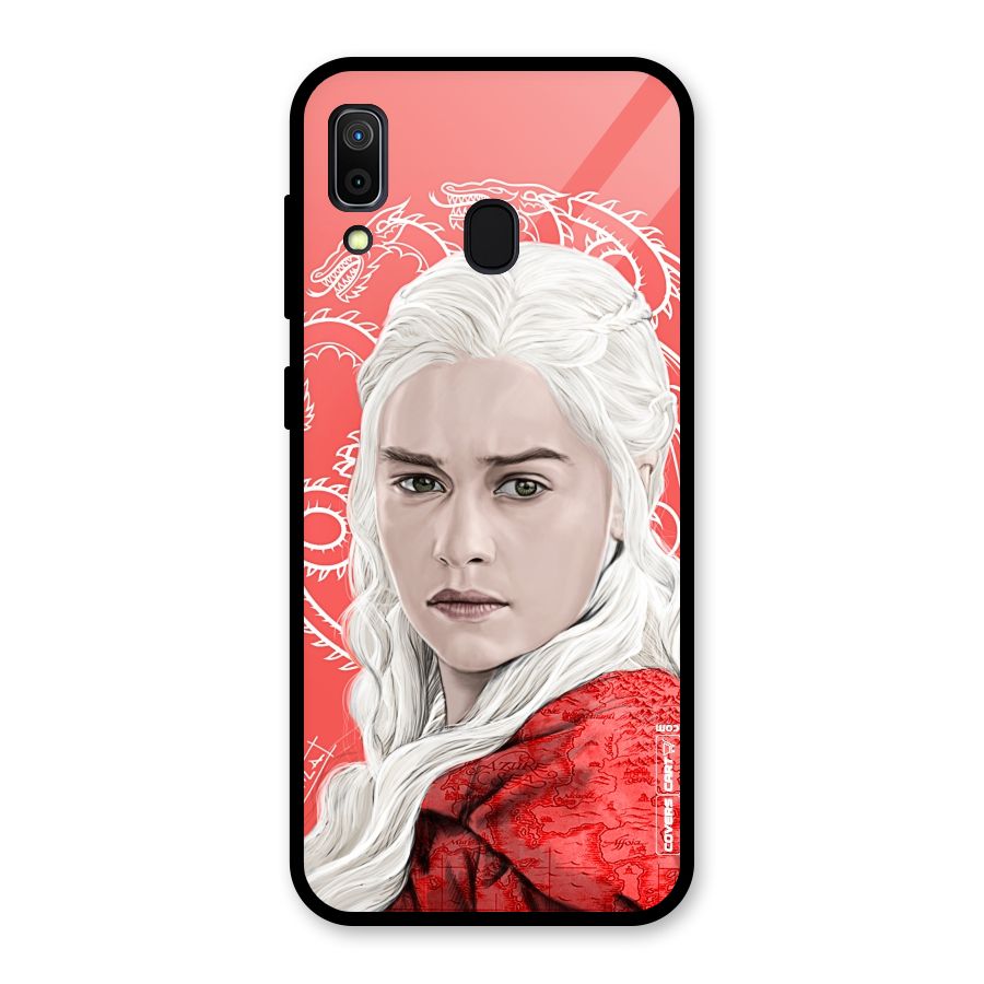 Khaleesi The Living Dragon Glass Back Case for Galaxy A30