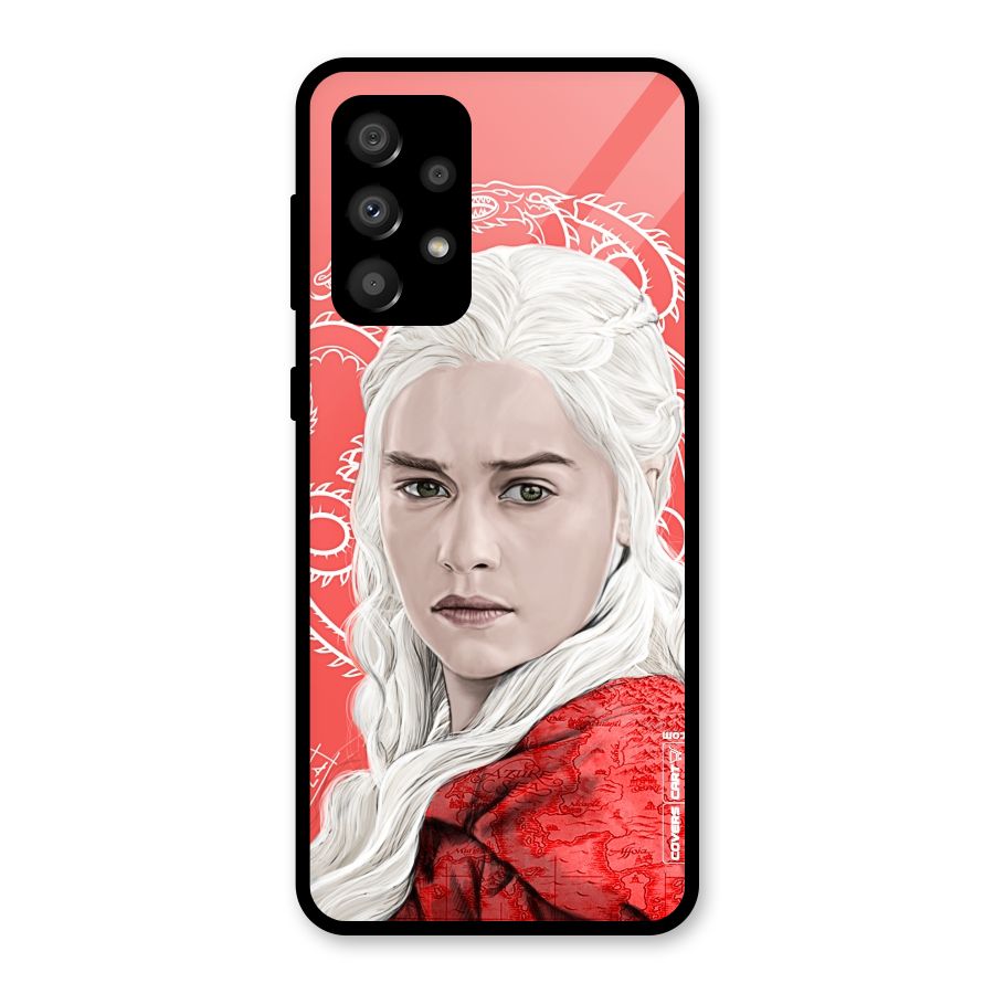 Khaleesi The Living Dragon Glass Back Case for Galaxy A32
