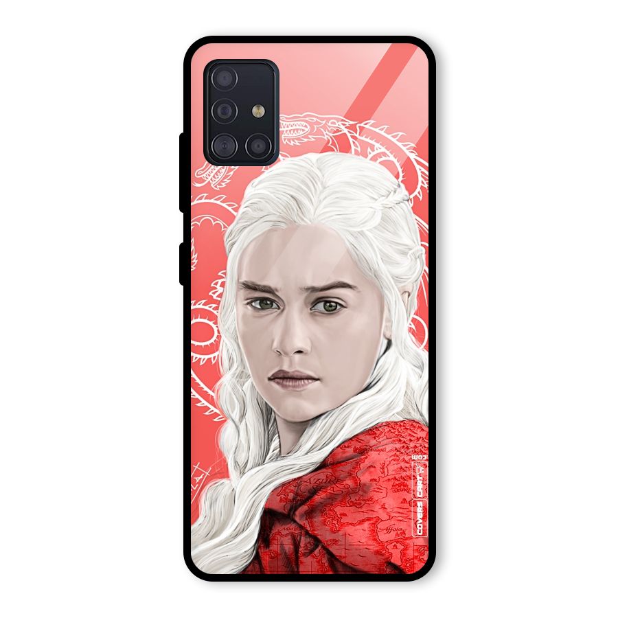 Khaleesi The Living Dragon Glass Back Case for Galaxy A51