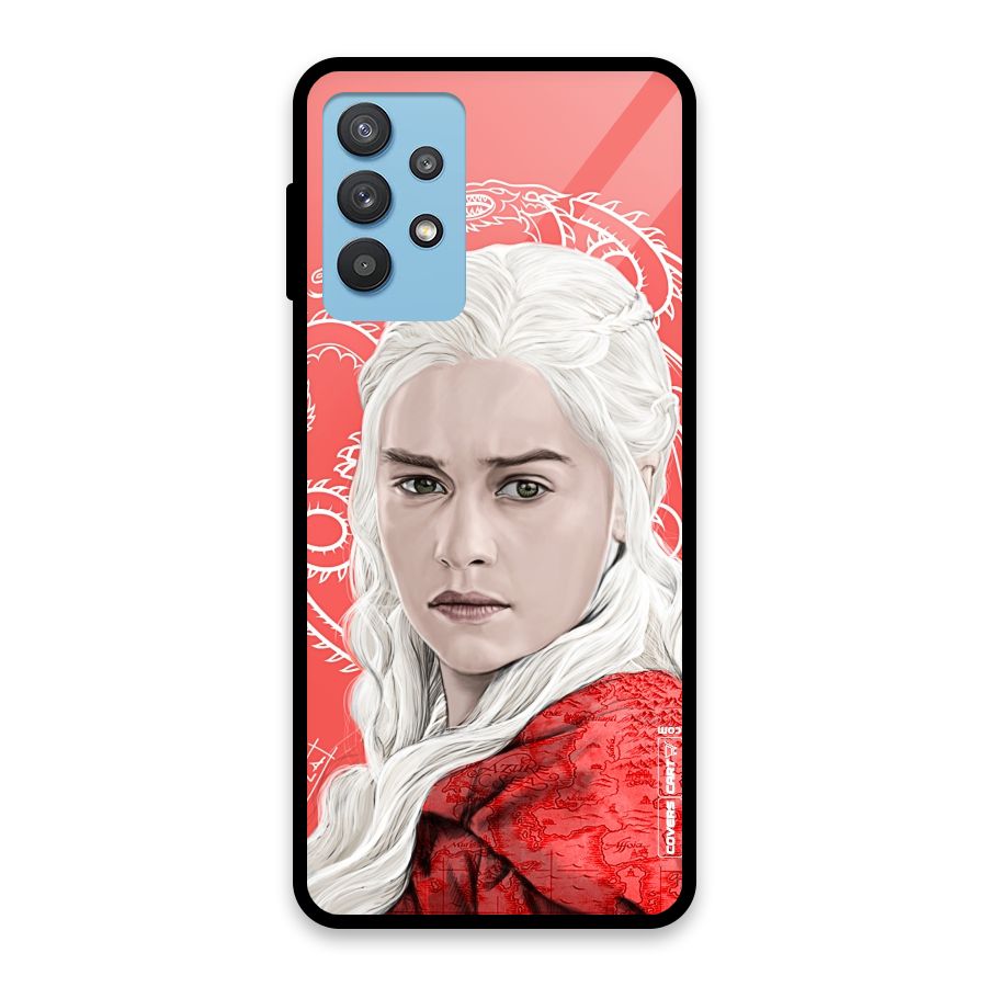 Khaleesi The Living Dragon Glass Back Case for Galaxy M32 5G