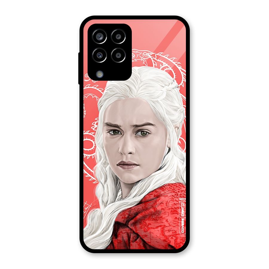 Khaleesi The Living Dragon Glass Back Case for Galaxy M33