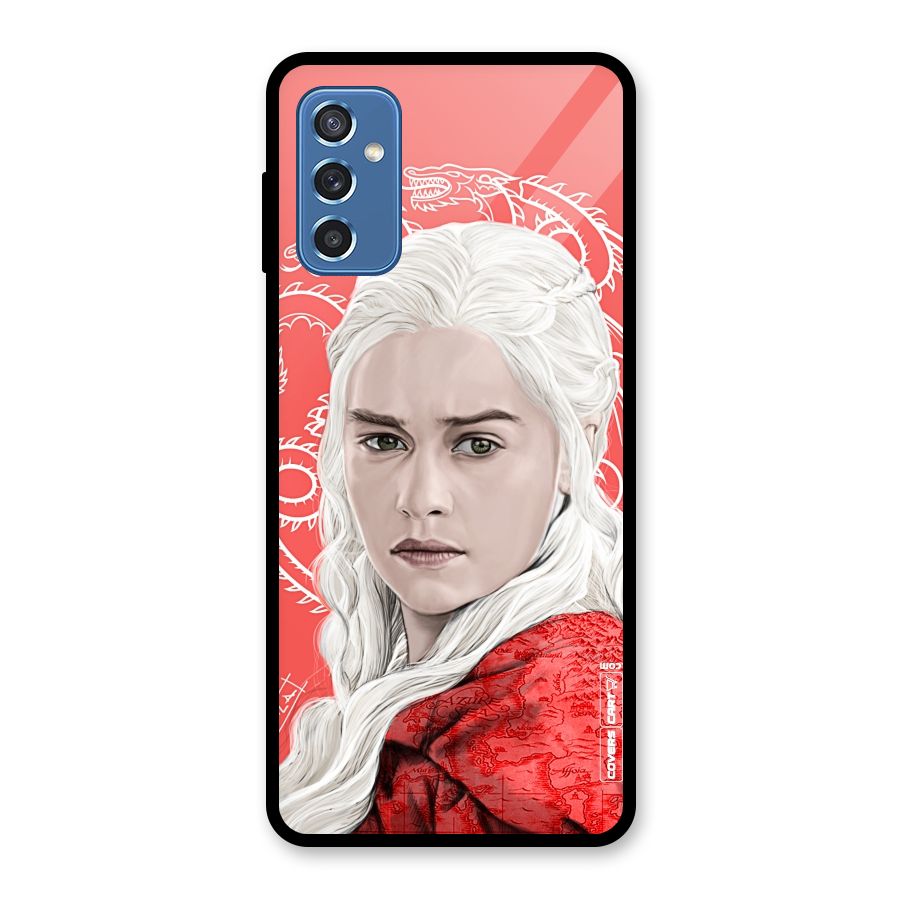 Khaleesi The Living Dragon Glass Back Case for Galaxy M52 5G