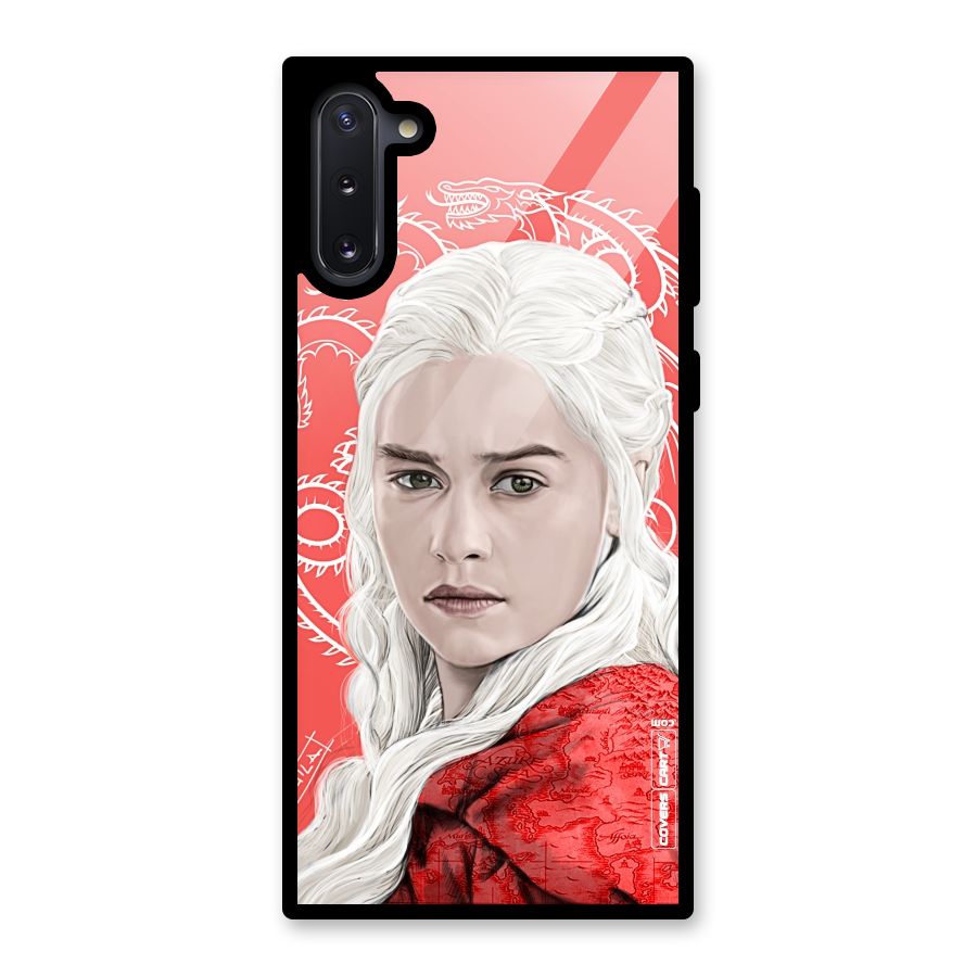 Khaleesi The Living Dragon Glass Back Case for Galaxy Note 10