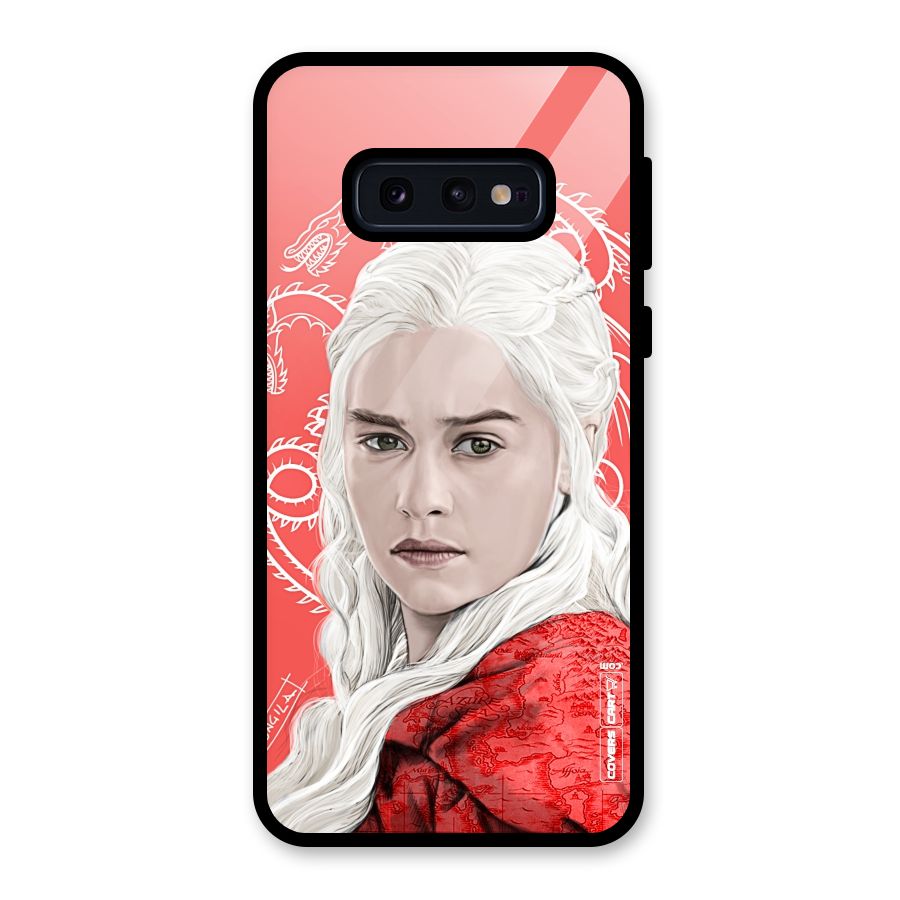 Khaleesi The Living Dragon Glass Back Case for Galaxy S10e