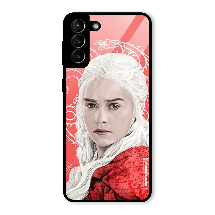Khaleesi The Living Dragon Glass Back Case for Galaxy S21 Plus
