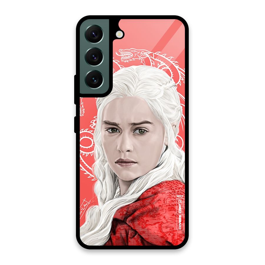 Khaleesi The Living Dragon Glass Back Case for Galaxy S22 5G