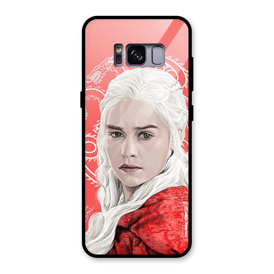 Khaleesi The Living Dragon Glass Back Case for Galaxy S8