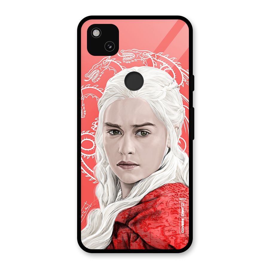 Khaleesi The Living Dragon Glass Back Case for Google Pixel 4a