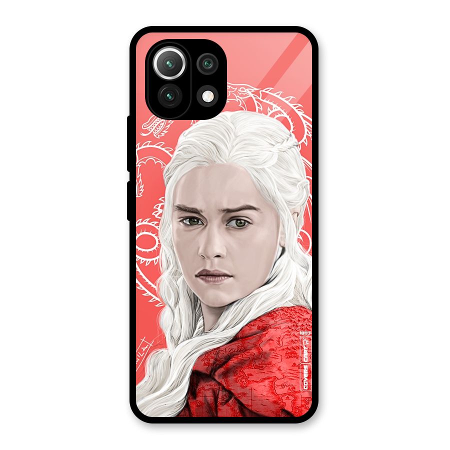 Khaleesi The Living Dragon Glass Back Case for Mi 11 Lite