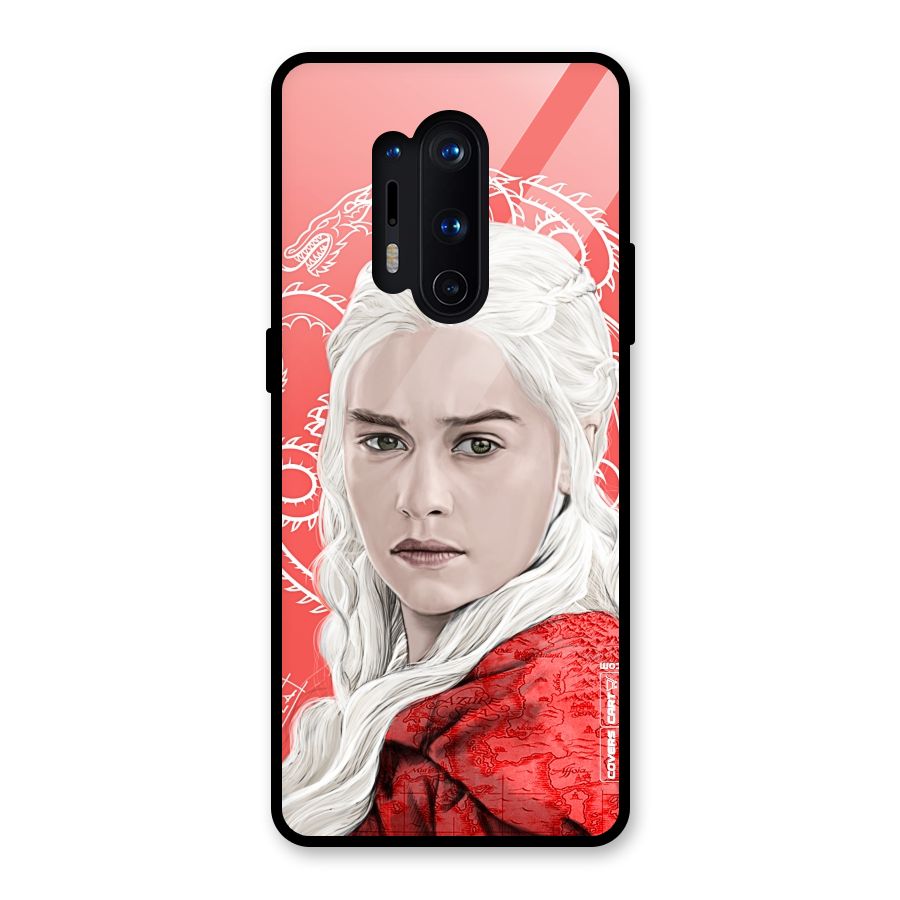 Khaleesi The Living Dragon Glass Back Case for OnePlus 8 Pro
