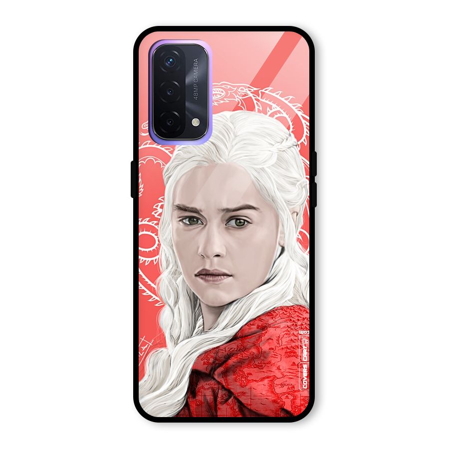 Khaleesi The Living Dragon Glass Back Case for Oppo A74 5G