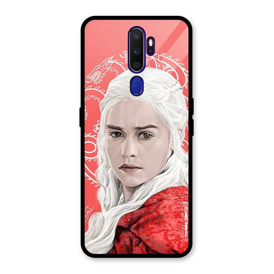 Khaleesi The Living Dragon Glass Back Case for Oppo A9 (2020)
