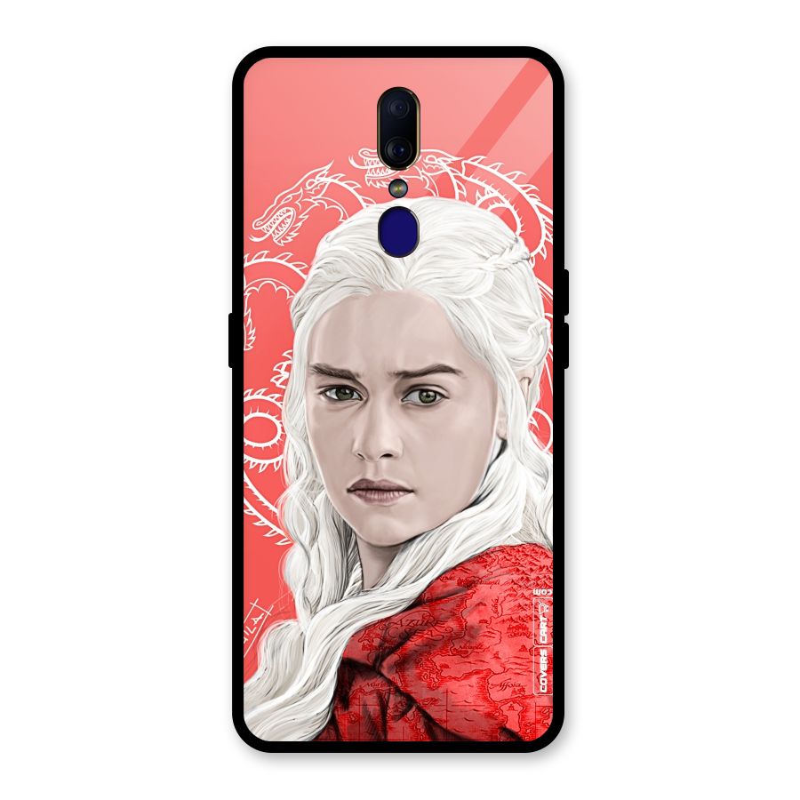 Khaleesi The Living Dragon Glass Back Case for Oppo F11