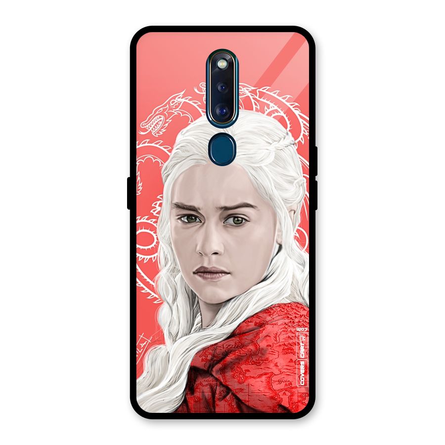 Khaleesi The Living Dragon Glass Back Case for Oppo F11 Pro