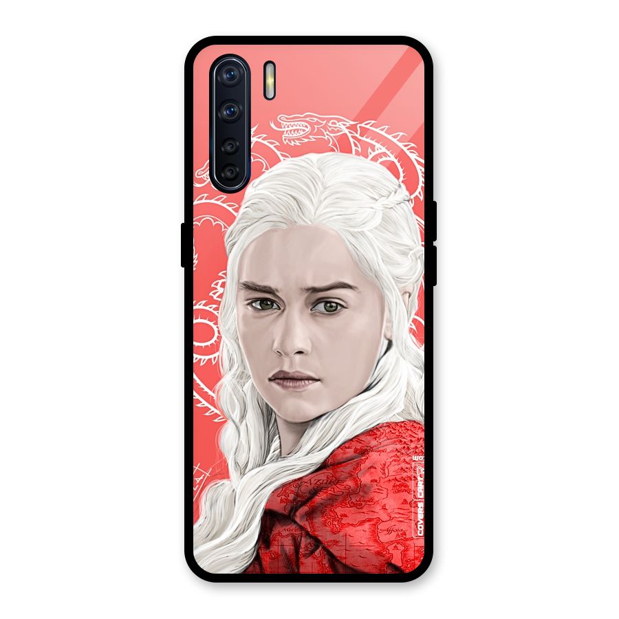 Khaleesi The Living Dragon Glass Back Case for Oppo F15