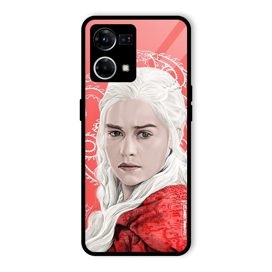 Khaleesi The Living Dragon Glass Back Case for Oppo F21 Pro 5G