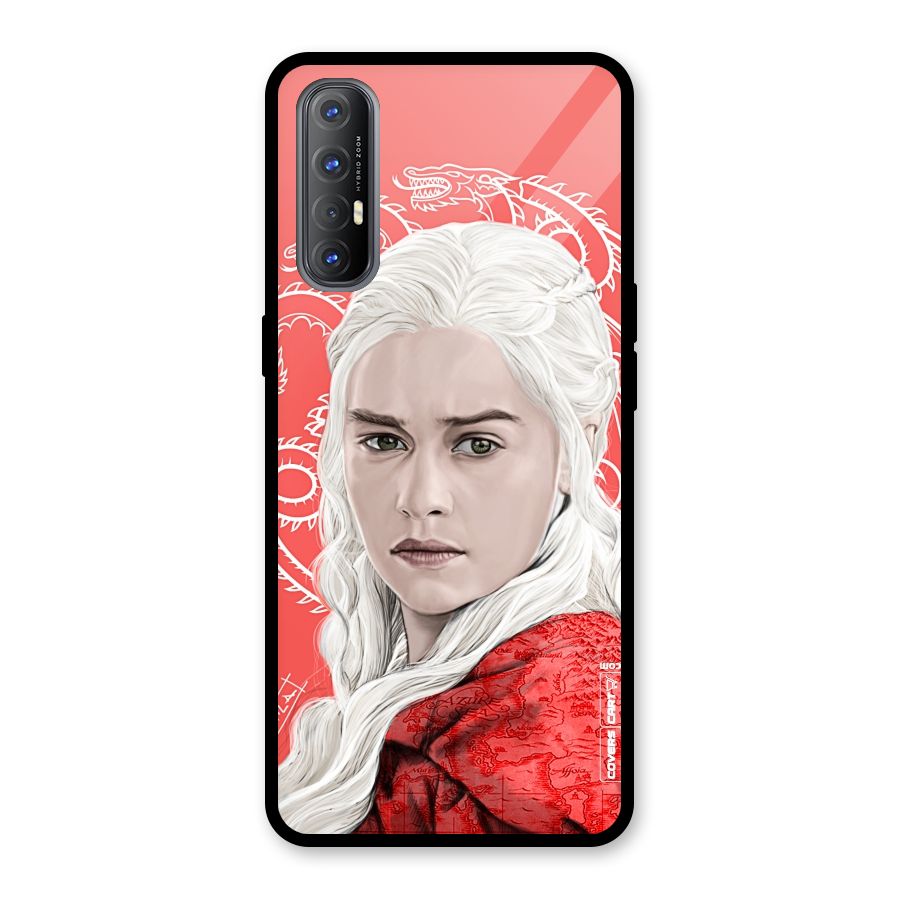 Khaleesi The Living Dragon Glass Back Case for Oppo Reno3 Pro