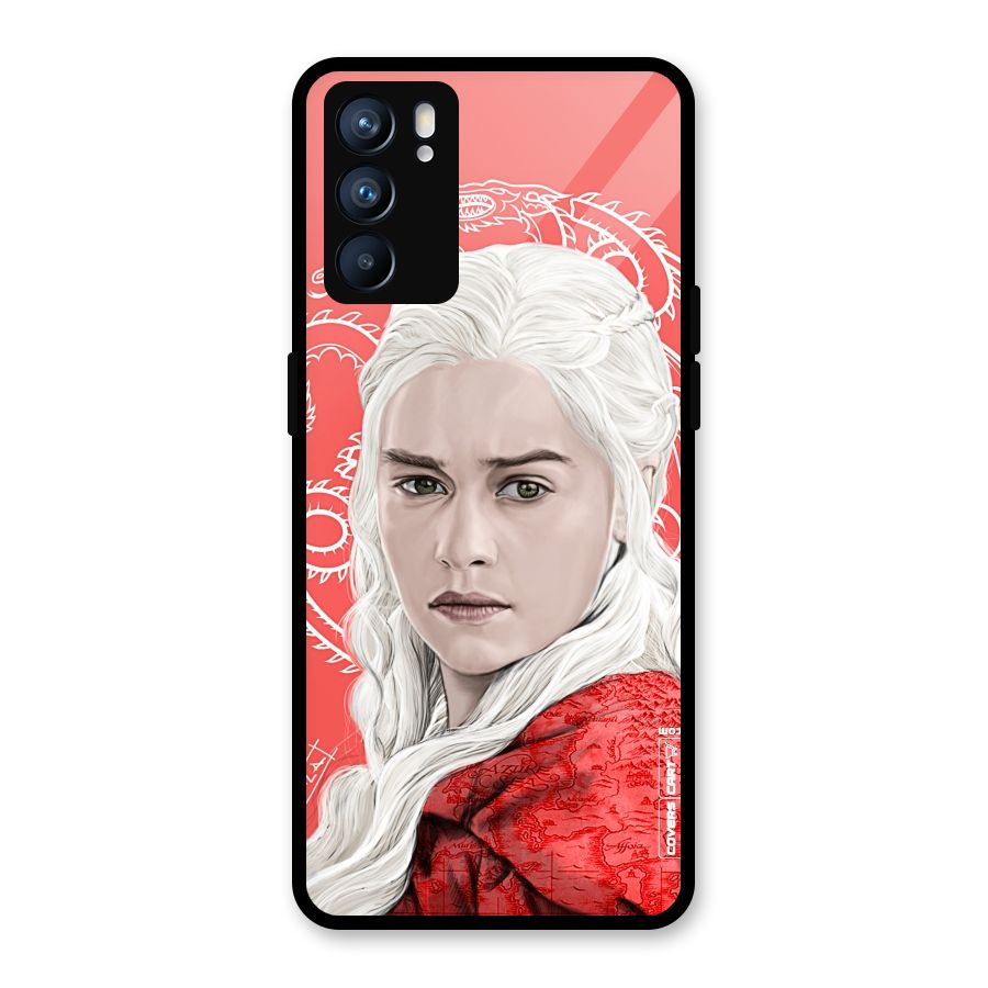 Khaleesi The Living Dragon Glass Back Case for Oppo Reno6 5G