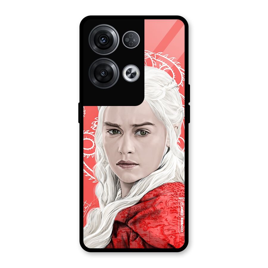 Khaleesi The Living Dragon Glass Back Case for Oppo Reno8 Pro 5G