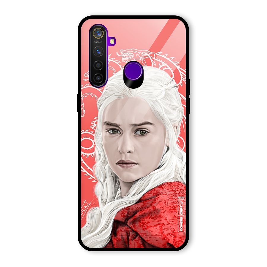 Khaleesi The Living Dragon Glass Back Case for Realme 5 Pro