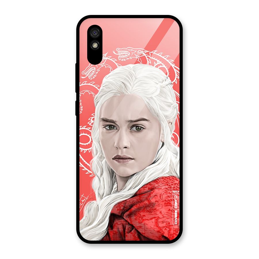 Khaleesi The Living Dragon Glass Back Case for Redmi 9i