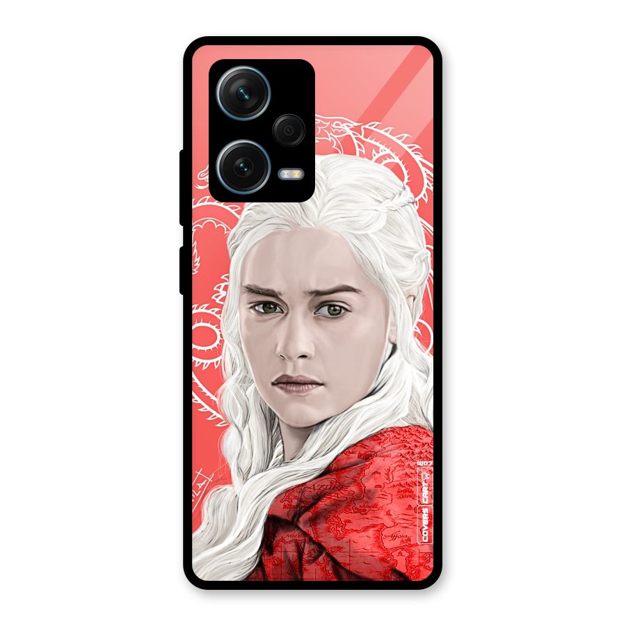 Khaleesi The Living Dragon Glass Back Case for Redmi Note 12 Pro Plus 5G
