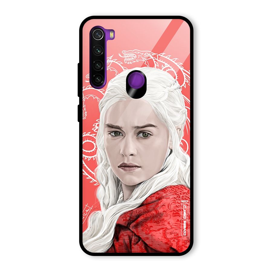 Khaleesi The Living Dragon Glass Back Case for Redmi Note 8