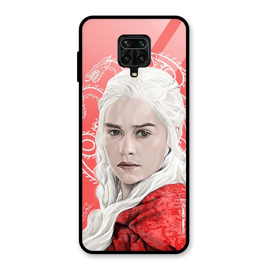 Khaleesi The Living Dragon Glass Back Case for Redmi Note 9 Pro Max