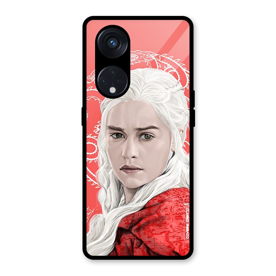 Khaleesi The Living Dragon Glass Back Case for Reno8 T 5G